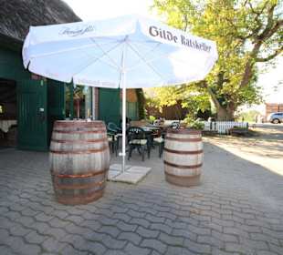 Gastronomie vor der Scheune