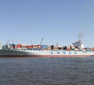 Größtes und neuestes Containerschiff