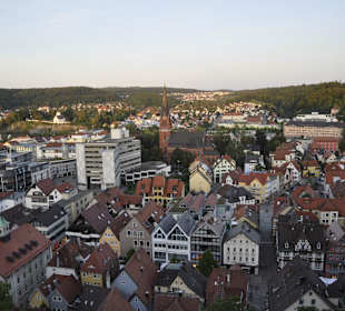 Blick vom Schloss auf die Stadt Heidenheim