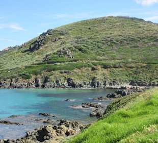 Ausblick bei Wanderung bei den Iles Sanguinaires