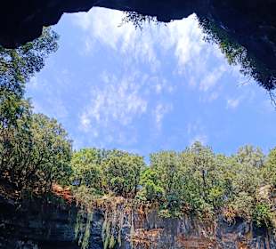 Melassani-Höhlensee