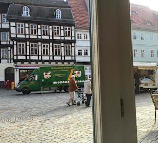 Gemütlich Kaffee trinken mit diesem Ausblick