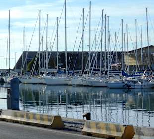 Boote am alten römischen Pier