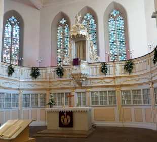 Altarraum der Bachkirche