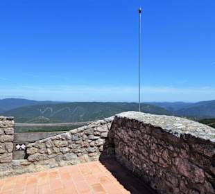 Blick vom Turm der Burg Quéribus