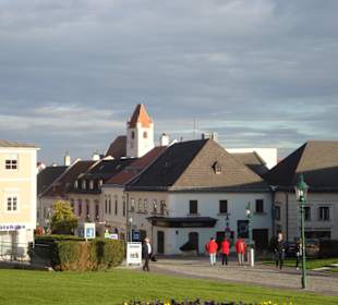 Blick vom Schloss Richtung Eisenstadt Zentrum