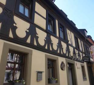 Unterwegs in Prichsenstadt: viele Fachwerkhäuser