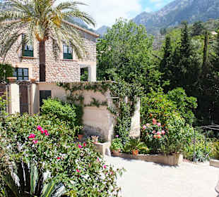 Schönes Haus und herrlicher Vorgarten