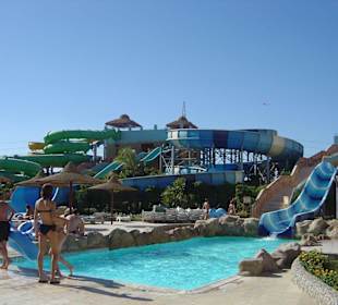 Rutschen im Aqua Park