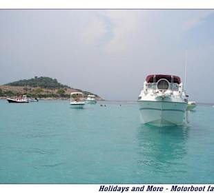 Holidays and More Touristik Info-Motorboot fahren