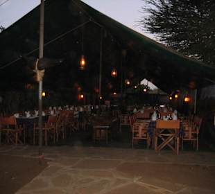 Restaurantzelt zum Dinner