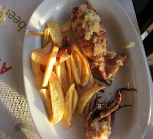 Super leckere Calamari vom Grill