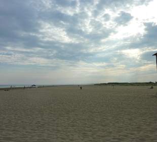 Breiter Strand, hier findet jeder ein Plätzchen