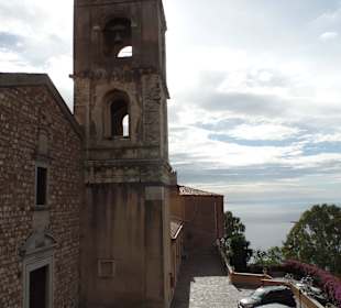 Taromina Ort am Berg