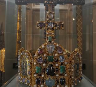 Bei der Innenbesichtigung des Aachener Rathauses