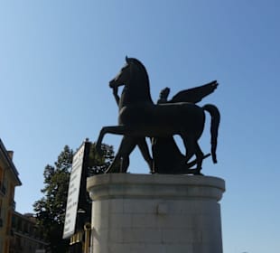 Reiterstatuen Ponte della Vittoria