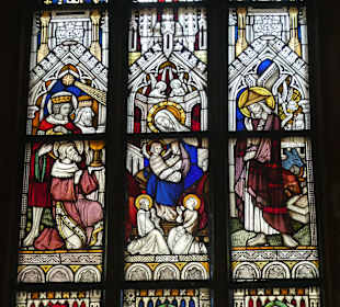 Am Marktplatz: die ev. Stiftskirche St. Goar