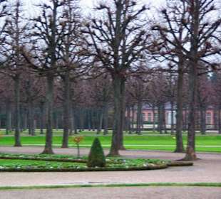 Der Schlossgarten im Winter