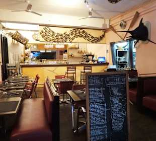 Blick in den Gastraum des Bistrot des Pecheurs