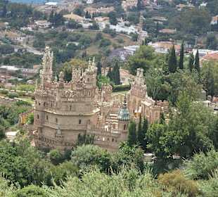 Blick auf das Castillo de Colomares.