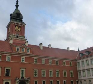 Im Innenhof vom Warschauer Königsschloss