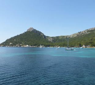 Mit Delfin Negro in der Playa de Formentor
