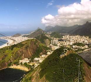 Blick von Zuckerhut auf Rio de Janeiro