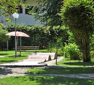 Der Minigolfplatz am Kurpark Bernau