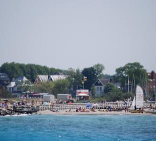 Der Strand am Hafen