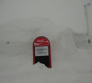 Auf dem Brocken, alles eingeschneit