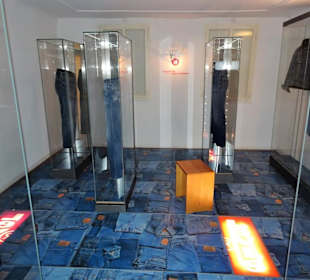 Jeans-Sammlung im Levi Strauss Museum