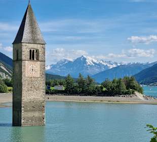 Kirchturm im Reschensee