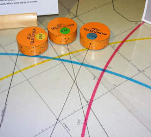 Peilfunk-Arbeitsplatz bei Norddeich Radio