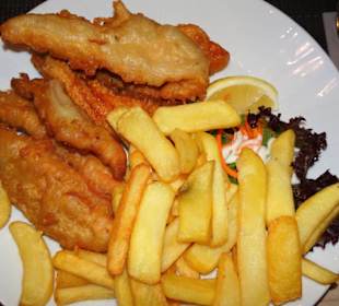 Fish and Chips im Restaurant Fisherman's Seafood