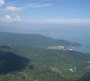 Die Aussicht auf Pantai Kok
