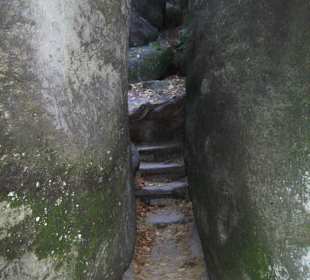 Rundwanderweg - es kann auch mal schmal werden