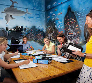 Eines der Klassenzimmer