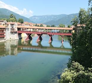 Blick zur Ponte degli Alpini