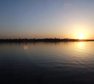 Sonnenuntergang auf dem Nil