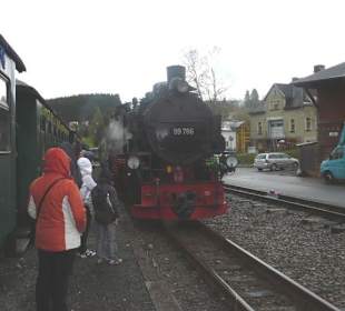 Fichtelbergbahn in Neudorf