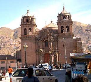 Church at the main square of Cuzco