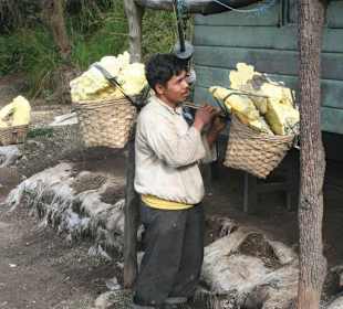 Zwavelweegplaats kawah ijen