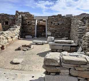 Archäologisches Anlage von Delos