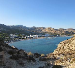 Blick auf die Bucht von Stegna