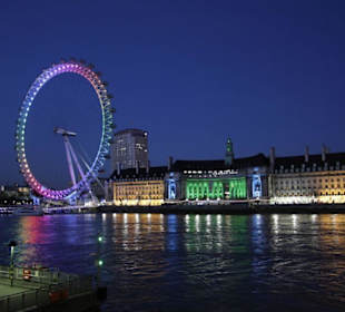 Highlight: London Eye am Abend