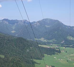 Blick aus der Seilbahn