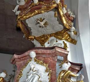 Die Kanzel der Pfarrkirche