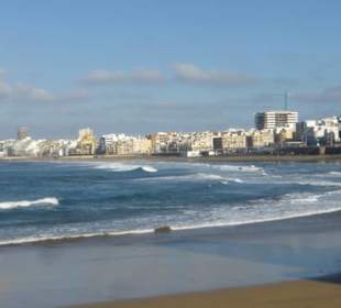 Die Playa de las Canteras von Las Palmas
