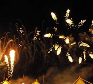 Das Abschlussfeuerwerk im Bild