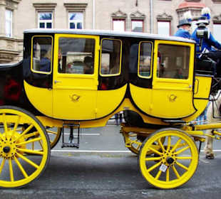 Historische Postkutsche